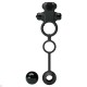 PRETTY LOVE - Delay Vibrating Cock Ring With Weighted Ball (Battery - Black) PRETTY LOVE - Delay Vibrating Cock Ring With Weighted Ball (Battery - Black)
