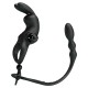 PRETTY LOVE - Vibrating Cock Ring With Anal Plug (Battery - Black) PRETTY LOVE - Vibrating Cock Ring With Anal Plug (Battery - Black)