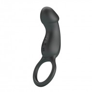 PRETTY LOVE - Trae Vibrating Penis Ring (Chargeable - Black) PRETTY LOVE - Trae Vibrating Penis Ring (Chargeable - Black)