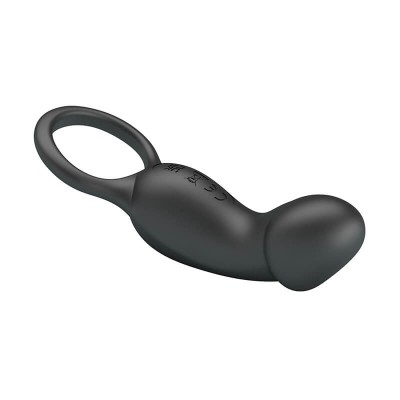 PRETTY LOVE - Trae Vibrating Penis Ring (Chargeable - Black) PRETTY LOVE - Trae Vibrating Penis Ring (Chargeable - Black)