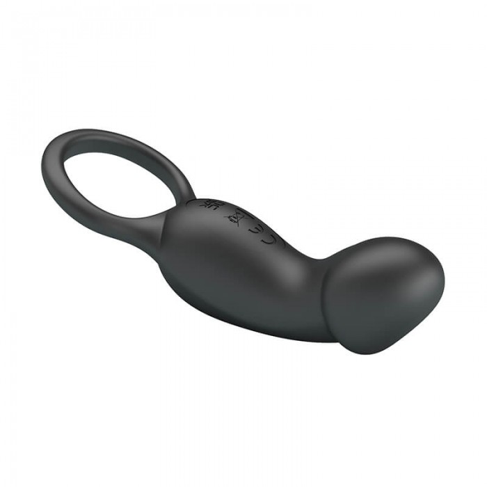 PRETTY LOVE - Trae Vibrating Penis Ring (Chargeable - Black) PRETTY LOVE - Trae Vibrating Penis Ring (Chargeable - Black)