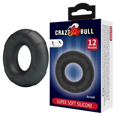 CRAZY BULL - Arvell Super Soft Silicon Male Delay Cock Rings (Model 12)