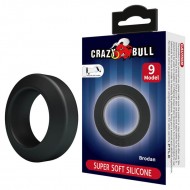 CRAZY BULL - Brodan Super Soft Silicon Male Delay Cock Rings (Model 9) CRAZY BULL - Brodan Super Soft Silicon Male Delay Cock Rings (Model 9)