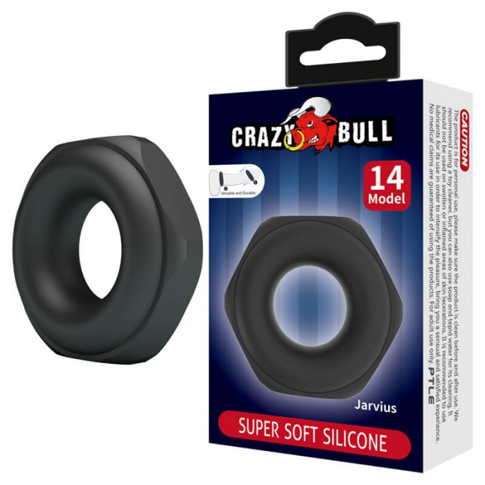 CRAZY BULL - Jarvius Super Soft Silicon Male Delay Cock Rings (Model 14) CRAZY BULL - Jarvius Super Soft Silicon Male Delay Cock Rings (Model 14)