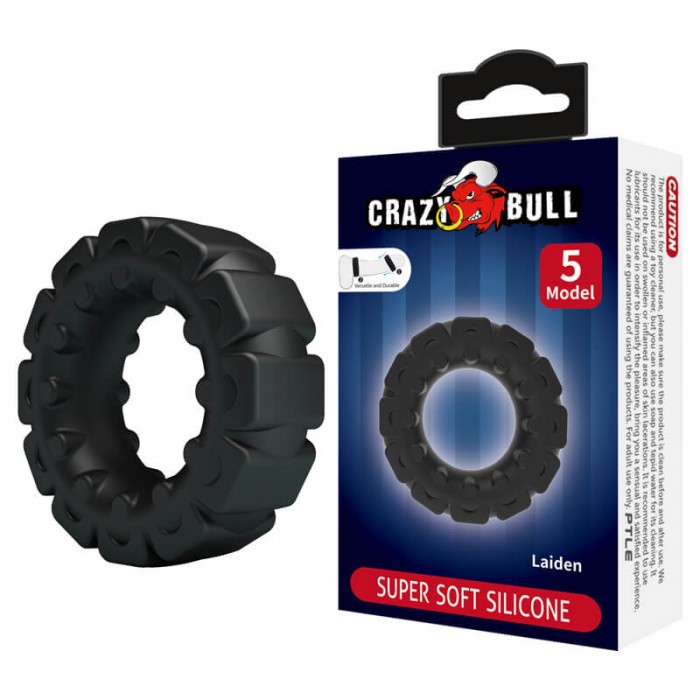 CRAZY BULL - Laiden Super Soft Silicon Male Delay Cock Rings (Model 5) CRAZY BULL - Laiden Super Soft Silicon Male Delay Cock Rings (Model 5)