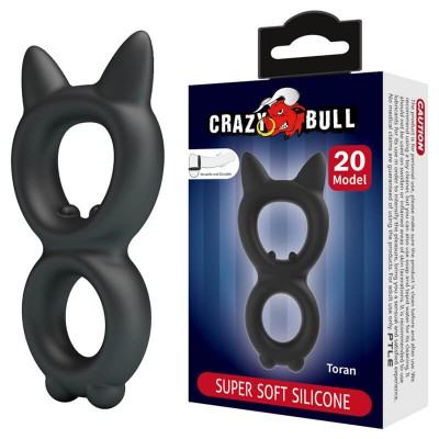 CRAZY BULL - Toran Soft Silicon Male Delay Cock Rings (Model 20)