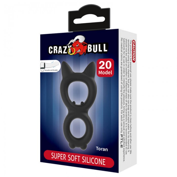 CRAZY BULL - Toran Soft Silicon Male Delay Cock Rings (Model 20) CRAZY BULL - Toran Soft Silicon Male Delay Cock Rings (Model 20)