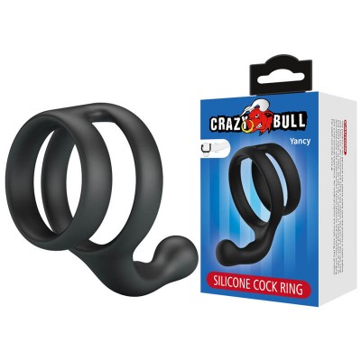CRAZY BULL - Yancy Male Silicon Delay Cock Ring