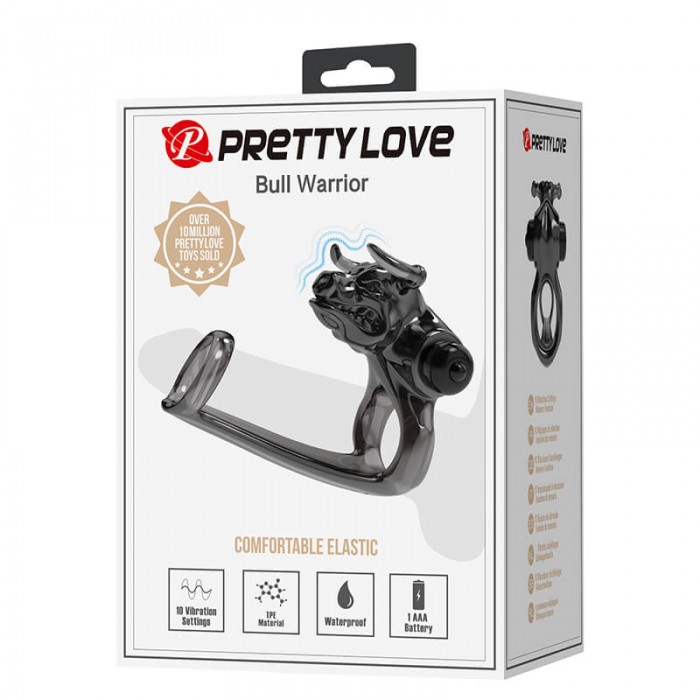 PRETTY LOVE - Bull Warrior Vibrating Penis Ring PRETTY LOVE - Bull Warrior Vibrating Penis Ring