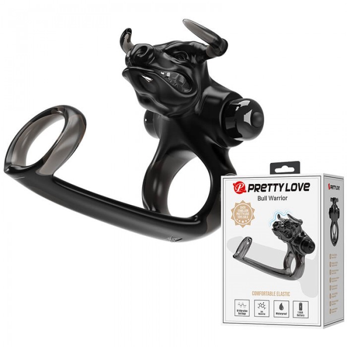 PRETTY LOVE - Bull Warrior Vibrating Penis Ring PRETTY LOVE - Bull Warrior Vibrating Penis Ring