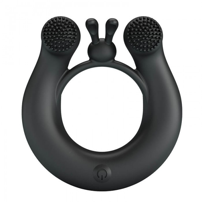 PRETTY LOVE - DAHLIA Vibrating Penis Ring (Chargeable - Black) PRETTY LOVE - DAHLIA Vibrating Penis Ring (Chargeable - Black)