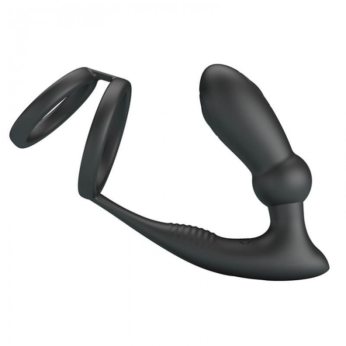PRETTY LOVE - Emoni Vibrating Penis Sleeve Ring (Chargeable - Black) PRETTY LOVE - Emoni Vibrating Penis Sleeve Ring (Chargeable - Black)