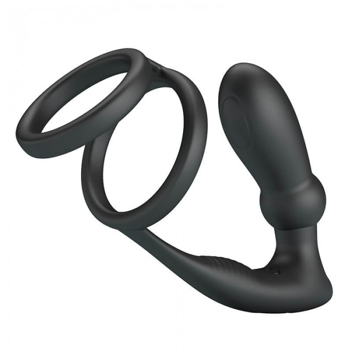 PRETTY LOVE - Emoni Vibrating Penis Sleeve Ring (Chargeable - Black) PRETTY LOVE - Emoni Vibrating Penis Sleeve Ring (Chargeable - Black)