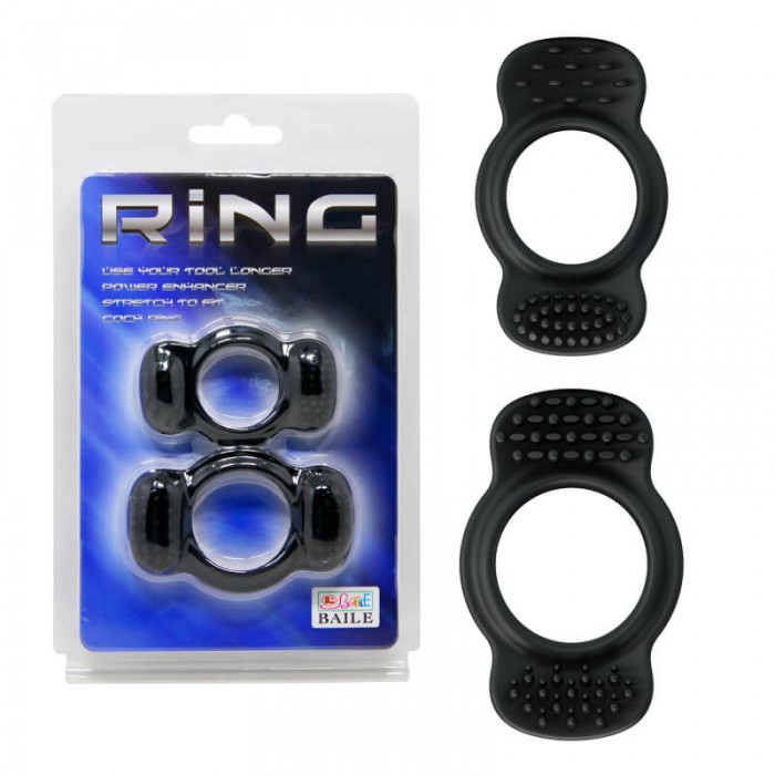 BAILE - Men's Delay Ring (2Pcs) BAILE - Men's Delay Ring (2Pcs)