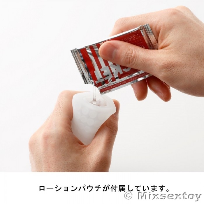 Japan Tenga Pocket Portable Masturbator (Wavy White)