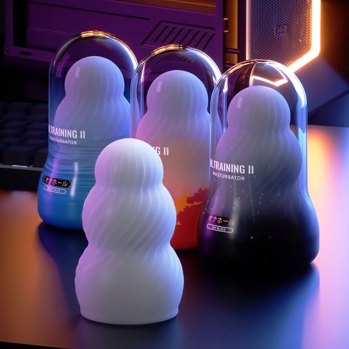 ROSELEX - Rainbow Pocket Eggs Masturbator (Blue) ROSELEX - Rainbow Pocket Eggs Masturbator (Blue)