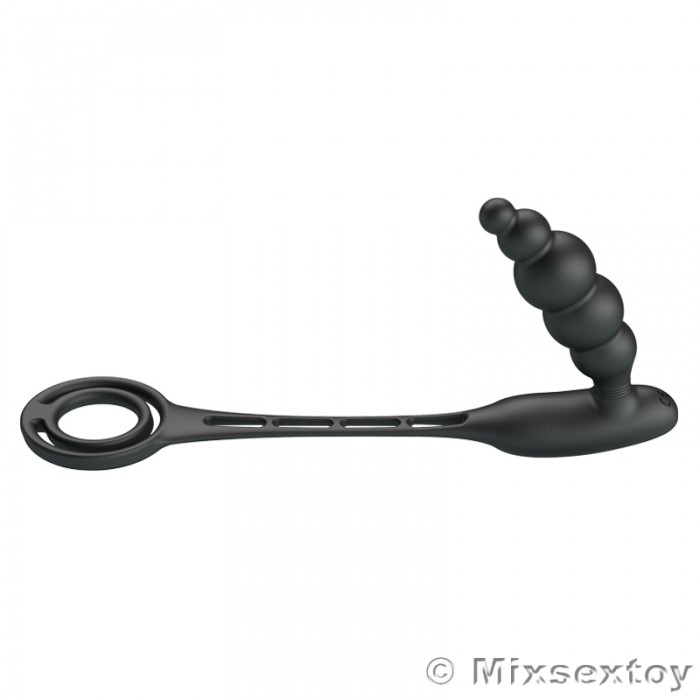 PRETTY LOVE Male P-Spot Prostate Massager Anal Vibration (Chargeable - Black)