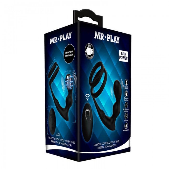 MR PLAY - Marshal Anal Plug Prostate Massager (Wireless Remote - Chargeable) MR PLAY - Marshal Anal Plug Prostate Massager (Wireless Remote - Chargeable)