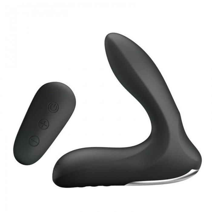 MR PLAY - NASREDDIN Inflatable Vibrating Anal Massager (Chargeable - Black)