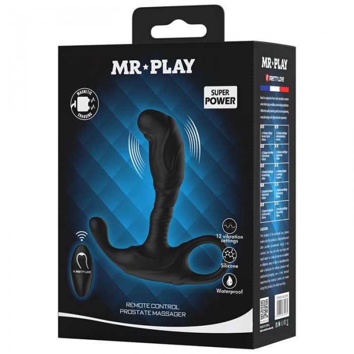 MR PLAY - Prostate Massager (Wireless Remote - Chargeable) MR PLAY - Prostate Massager (Wireless Remote - Chargeable)