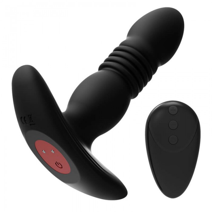 MizzZee - Moon Thrusting Prostate Massager Anal Vibrator (Chargeable - Black)