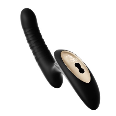 MizzZee - Smart View Thrusting Prostate Massager Wand (Chargeable - Black)