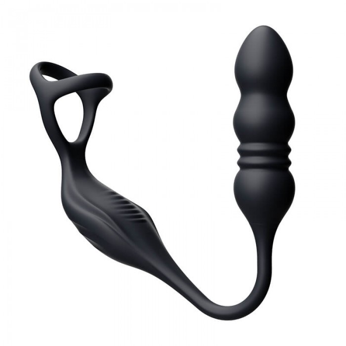 MizzZee - Thrusting Prostate Vibrating Massager Cock Ring Wearable (Smart APP Model - Chargeable) MizzZee - Thrusting Prostate Vibrating Massager Cock Ring Wearable (Smart APP Model - Chargeable)