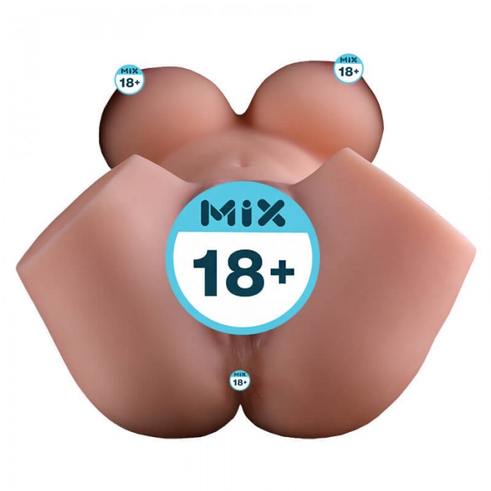MIZZZEE 4D Riley Half Body Dual-Hole Realistic Vagina Pussy Masturbator (2KG)