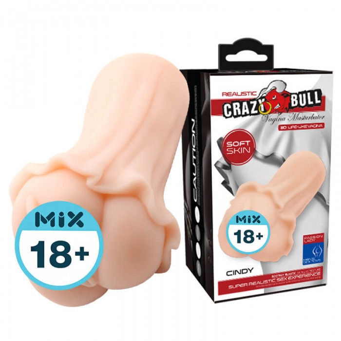 CRAZY BULL - 3D Temptation Realistic Vagina Masturbator