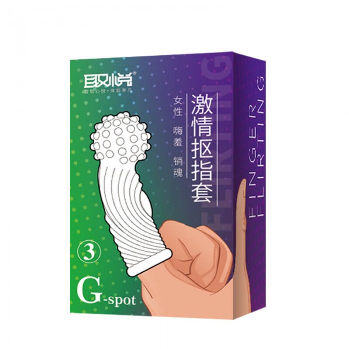 PLEASE ME Fingertip Orgasm G-Spot Stimulator Passion Finger Sleeve