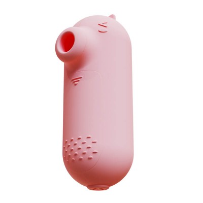 SECWELL - Little Pudding Pulse Suction Vibrating Egg (Battery - Pink)