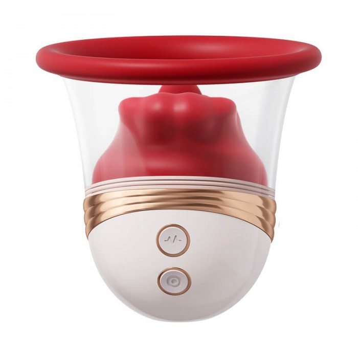 MizzZee - MouthLure Licking Vibrating Breast Cup (Chargeable - Red) MizzZee - MouthLure Licking Vibrating Breast Cup (Chargeable - Red)