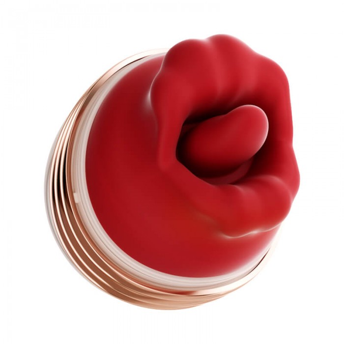MizzZee - MouthLure Licking Vibrating Breast Cup (Chargeable - Red) MizzZee - MouthLure Licking Vibrating Breast Cup (Chargeable - Red)