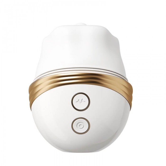 MizzZee - LunaKiss Pulse Suction Tongue Vibrator (Smart APP Model - Chargeable)
