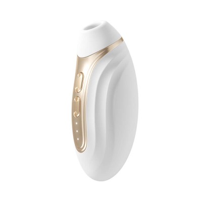 MizzZee - White Joylight Smart Dual Vibrator (Smart APP Model - Chargeable)