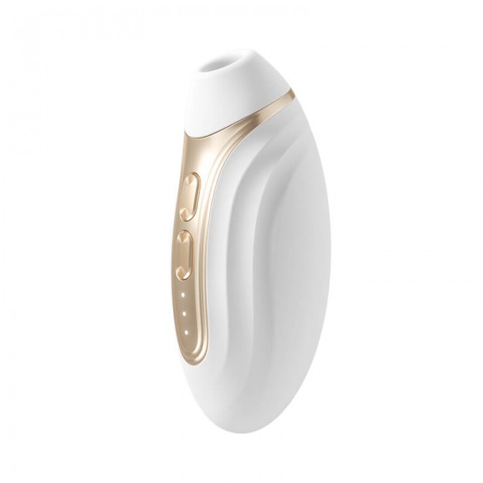 MizzZee - White Joylight Smart Dual Vibrator (Smart APP Model - Chargeable)