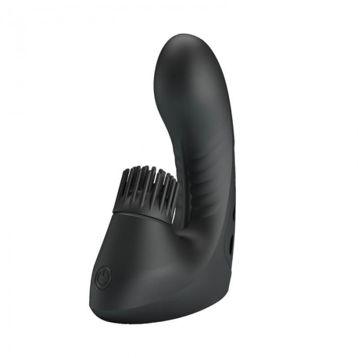 PRETTY LOVE - Finger Magic Drill Vibrator (Chargeable - Black)