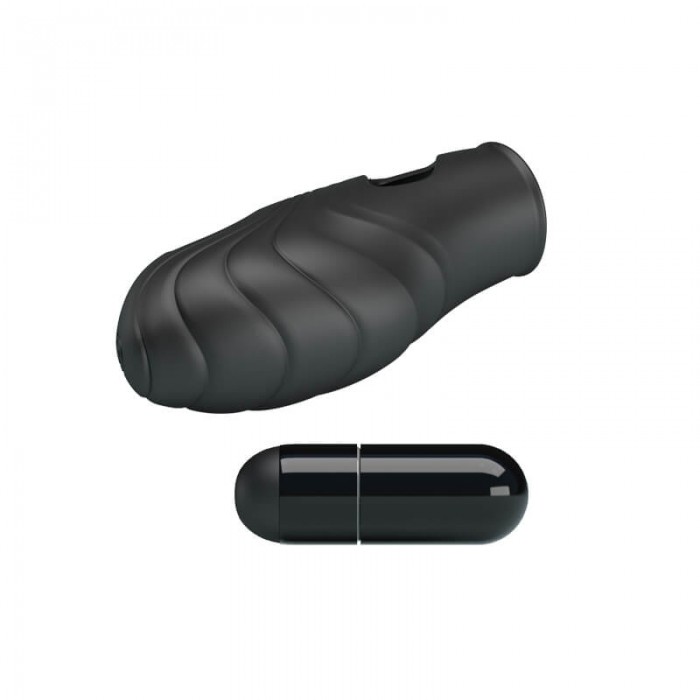 PRETTY LOVE - Powerful Finger Vibrator Sleeve III (Black)
