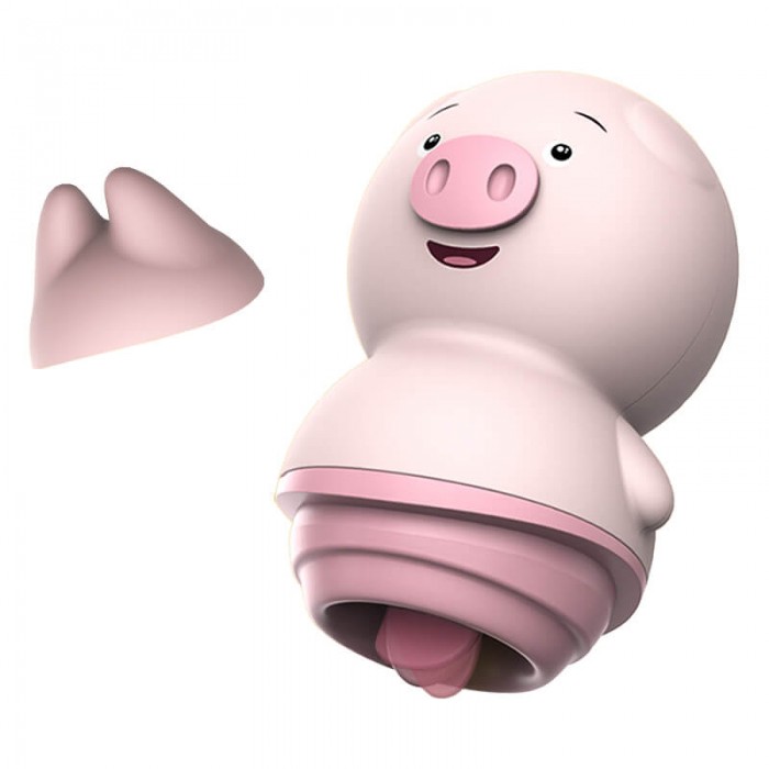LILO - Piggy Tongue Vibrating Egg (Battery - Pink) LILO - Piggy Tongue Vibrating Egg (Battery - Pink)