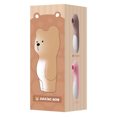 LILO - Sucking Bear Oral Love Multi-Frequency Vibrator (Battery - Pink)