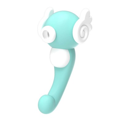 YY Horse - Hippocampu Sucking Vibrator (Chargeable - Tiffany Blue)