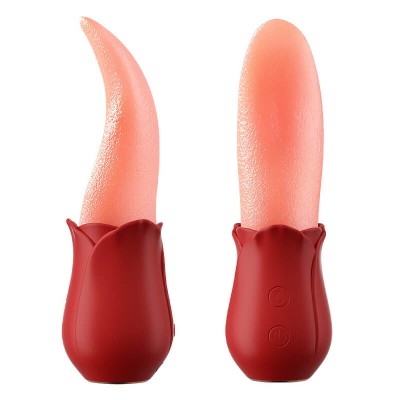 MizzZee - Tongue Dance Lover's Tongue Licker Vibrator (Chargeable - Red)