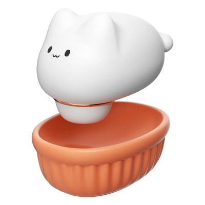 MizzZee - Meow Joy Suction Vibrator (Chargeable - White) MizzZee - Meow Joy Suction Vibrator (Chargeable - White)