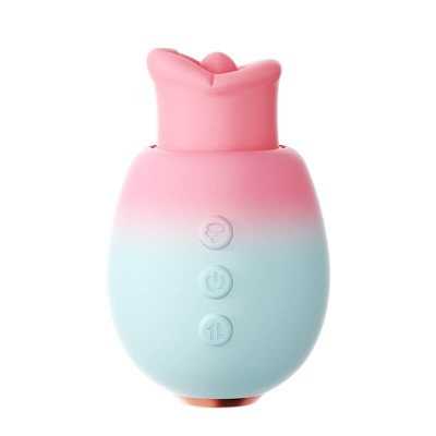 Ankni - Cherry Lips Realistic Oral Suction Vibrator (Chargeable - Pink)