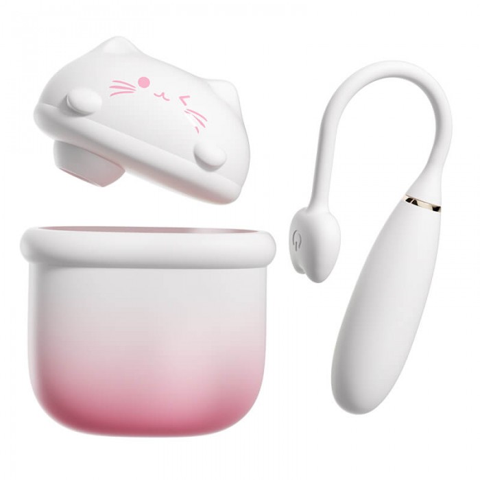 MizzZee - Pudding Cat Suction Vibrating Eggs (Smart APP Model - Pink) MizzZee - Pudding Cat Suction Vibrating Eggs (Smart APP Model - Pink)