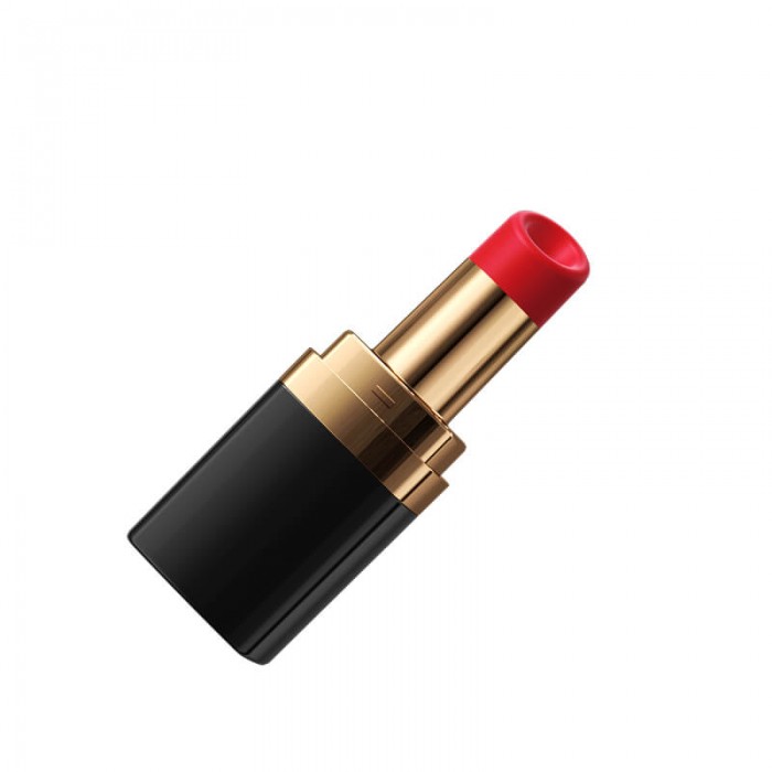 MizzZee - Lipstick Suction Vibrator (Chargeable - Black)