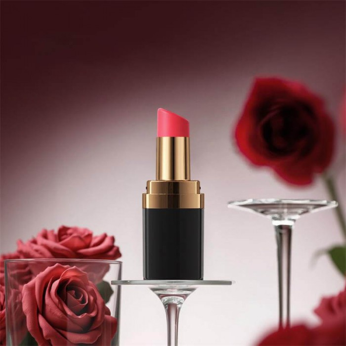 MizzZee - Lipstick Suction Vibrator (Chargeable - Black)