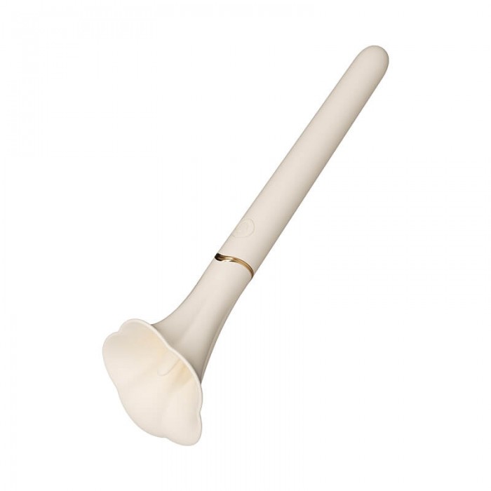 MizzZee - Gen 2 Warming Licking Mini Vibrator Wand (Chargeable - White)
