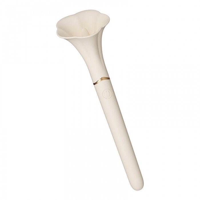 MizzZee - Gen 2 Warming Licking Mini Vibrator Wand (Chargeable - White)