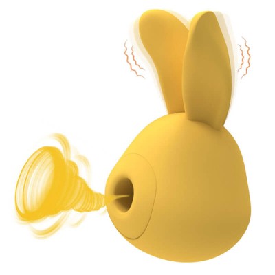 Cute Bunny Clitoral Stimulation (Chargeable - Yellow)